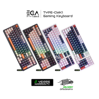 จัดส่งทันที. EGA TYPE CMK1 Mechanical Keyboard CIY Blue/Red Switch MINI RGB
