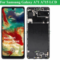 6.7" Super AMOLED For Samsung Galaxy A71 LCD Touch Digitizer Sensor Glass Assembly For Samsung A71 2020 lcd A715 A715F A715FD