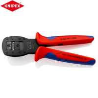 KNIPEX 97 54 24 Crimping Pliers For Micro Plugs Parallel Lever Self-locking Structural Design High Precision Simple Operation