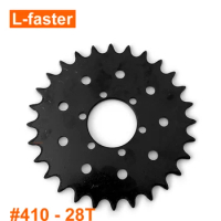 28T Bicycle Fixed Sprocket Chain Wheel 16 Teeth Fix Gear Bike 25 Tooth Chainwheel For #410 Bicycle Chain