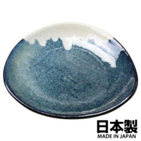 日本製 Rokuro Blut 六魯 美濃燒陶瓷 富士山造型小碟 藍色/粉色 小碟 醬油碟 小菜碟 - 日本現貨 廚房用具 餐盤 碗盤 日本製造 日本製 廚房 咖哩盤 義大利麵 中式料理 西式料理 日