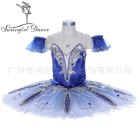 New Ballet Tutu For Girls Royal Blue Professional Ballerina Stag Costumes Tutus Pancake Tutu BT4128