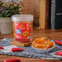Keripik ikan pakang balado A-BE 100 gr - Snack Ikan Kapas Kapasan Asin Manis Pakkang Food Pedas