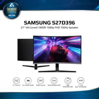 Monitor LED Samsung S39GD LS27D396GAEXXD S27D396 27" VA Curved 1800R 1080p FHD 100Hz VGA HDMI Audio-