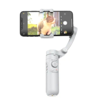 SK-062 3-Axis Foldable Smartphone Handheld Gimbal Cellphone Video Record Vlog Stabilizer for iPhone 13 Xiaomi Huawei Samsung