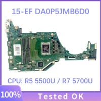 DA0P5JMB6D0 For HP 15-EF 15S-ER 15S-EQ Laptop Motherboard With Ryzen 5 5500U / Ryzen 7 5700U CPU 100%Full Working Well