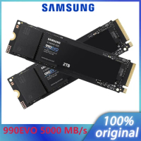 SAMSUNG-990 EVO SSD NAND, 1TB, 2TB, 4TB, PCIe 5.0x2, M.2 2280, Leia até 5.000 Mbps, Armazenamento de atualização para PC, Laptop