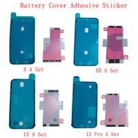 2Pcs Rear Battery Cover Adhesive Sticker Glue For iPhone X XR XS 11 12 13 Pro Max Battery Adhesive Sticker Replacement Parts