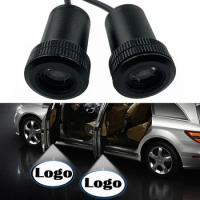 2PCS Car Door LED Welcome Laser Projector Logo Ghost Shadow Night Lights Car Interior Light Accessories Emblem Lamp Kit for Ford