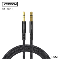 【Joyroom】AUX 3.5mm車用/電腦/喇叭 延長 立體音源線-黑色 1.5M
