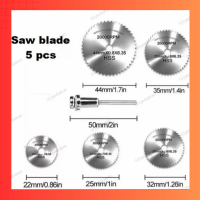 Set 6pcs Mata Gergaji Potong Kayu HSS Saw Blade Circular Mini Grinder
