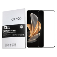 IN7 vivo V29e 5G (6.67吋) 高清 高透光2.5D滿版9H鋼化玻璃保護貼-黑色