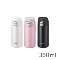 【中港虎牌】(夢重力)彈蓋型保溫杯-360mL(MMJ-S036)-珠光粉