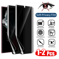1/2pcs Privacy Anti-Peep Hydrogel Protective Film For Samsung Galaxy S21 FE S22 S23 S24 Ultra Plus Note 10 20 Screen Protector