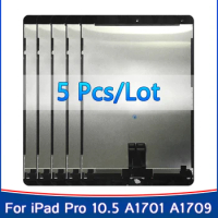 5Pcs LCD Display For iPad Pro 10.5 A1701 A1709 LCD Touch Screen Digitizer Assembly Replacement Parts 100%Tested