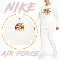 Nike 長袖上衣 NSW Style Sweatshirts 女款 白 AF1 40週年 大學T 寬鬆 休閒 FB7651-133