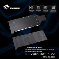 Bykski N-GV4090WF-X-V2 RTX 4090 Watercooler For Gigabyte RTX4090 WINDFORCE V2 GPU Block Full Metal Structure