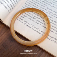 Acrylic Gradient Simple Fashion Bracelet Melad Retro Personality Design Sense Bracelet Niche High-en