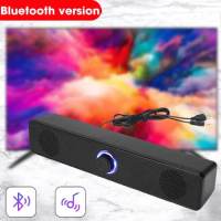 COOMAER Bluetooth 4D Surround Speaker Home Theater Sound System Computer Soundbar For TV Subwoofer Wired Stereo Strong Bass
