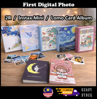 【2R】Instax Mini Album Lomo Card Photocard Album 2R Photo Album 200pcs Pocket Album Gambar Polaroid L