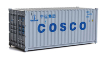 Mini 現貨 SceneMaster 949-8071 HO規 COSCO 20呎 貨櫃 灰藍
