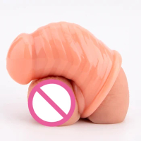 Reusable Extender Cock Rings Silicone Penis Sleeves Condom Penis Enlargement Sex Toy For MenMale Chastity Cage Sex Toys for Men