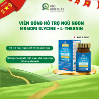 Viên uống hỗ trợ ngủ ngon MAMORI GLYCINE + L-THEANINE 60 viên