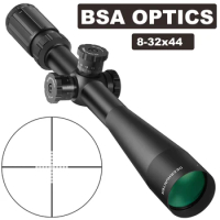 BSA OPTICS 8-32x44 AO Mil-Dot Rifle Scope Side wheel Parallax Adjustment Riflescope Front Sight For Sniper Rifle Hunting Caza