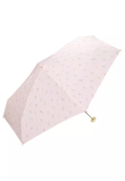 WPC 粉色縮骨雨傘(附有雨袋) -  雪糕