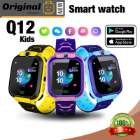 [เมนูภาษาไทย] พร้อมส่ง  นาฬิกาเด็ก Q12  Kids Smart Watch นาฬิกาเด็กคล้ายไอโม่ นาฬิกาไอโม จอสัมผัส นาฬิกากันเด็กหายGPS สีชมพู One