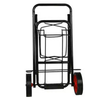 Folding Hand Truck Foldable Platform Truck Cart Luggage Cart Luggage Trolley for Office Moving Shopping Travel