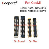 2Pcs For Xiaomi Redmi Note 7 8 Note7Pro Note 8 Pro 40pin LCD Display FPC Connector Screen Flex Plug On Motherboard Repair Parts