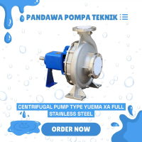 CENTRIFUGAL PUMP YUEMA TYPE XA 125 - 26 END SUCTION FULL STAINLESS STEEL