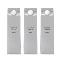 【MUJI 無印良品】MUJI頭皮護理洗髮精/600ml(3入組)