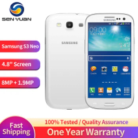 Original Samsung I9300I Galaxy S3 Neo 3G Mobile Phone 4.3'' 1.5GB RAM 8GB ROM CellPhone 8MP+1.6MP Quad Core Android SmartPhone