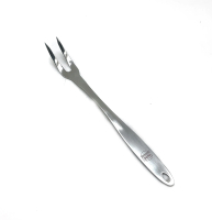 EXEL FORK GARPU DAGING BBQ FULL STAINLESS PANJANG 35.5CM