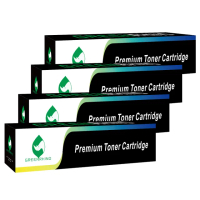 【綠犀牛】for Fuji Xerox 1黑3彩組 CT201370/CT201371/CT201372/CT201373 相容影印機碳粉匣(適用C2270)
