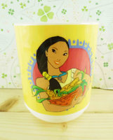 【震撼精品百貨】Disney 迪士尼 Pocahontas_風中奇緣~造型塑膠杯-黃