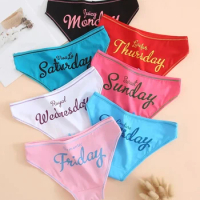 7pcs Panties Set Women Underwear Set Sexy Thongs Briefs Lingerie Wholesale