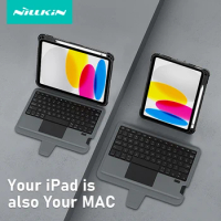 NILLKIN For iPad 10th Generation Case Magnetic Case For iPad 9th Generation For ipad 8th 7th generation Bluetooth Keyboard Case