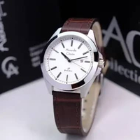 JAM TANGAN WANITA ALEXANDRE CHRISTIE AC1015 AC 1015 ORIGINAL GARANSI RESMI 1 TAHUN - silver blue sil