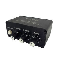 2X NE5532 Dual OP Amp Front Audio Amplifier, Stereo Tube Preamp Treble Mid Bass Tone Control Dual-Purpose