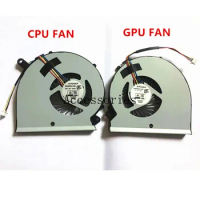 New For Gigabyte Aero15 RP64W RP65W CPU cooling Fan &amp; GPU Fan BS5005HS-U2M BS5005HS-U2N radiator DC5V