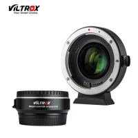 Viltrox EF-EOS M2 M Focal Reducer Booster Lens Adapter Auto Focus 0.71x For Canon EOS M Camera EF Mount Lens Adapter Viltrox