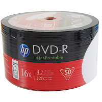 HP 16X 純白滿版可印White Printable DVD-R 100片