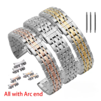 Stainless Steel Wacth Strap for Tissot for Citizen for Armani Strap Watch Band 12/13/14/16/17/18/19/20/21/22/23/24 mm WristBand