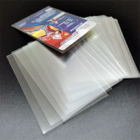 100Pcs 6cm X 9Cm Matte Cards Sleeve Cards Protector for Magic Card Cover Transparent Card Holder Thin ID Card Holder