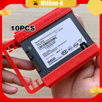 10PCS Bracket SSD 2.5 to 3.5 inch for PC HDD Braket Harddisk Merah SSD Bracket Plastik