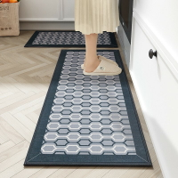 新品廚房地墊 可擦耐臟簡約ins長條腳墊防油墊子吸水防滑地毯
