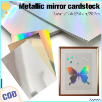 20Pcs Metallic Pearl Card A4 Colorful Cardstock With Metallic Mirror Finish for Invitations And Craf